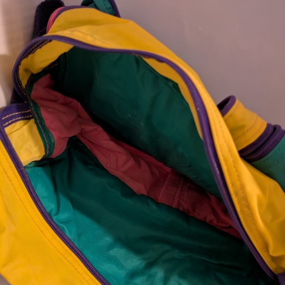 Colorful Backpack with Multiple Pockets Pre-owned - Picture 3 of 6